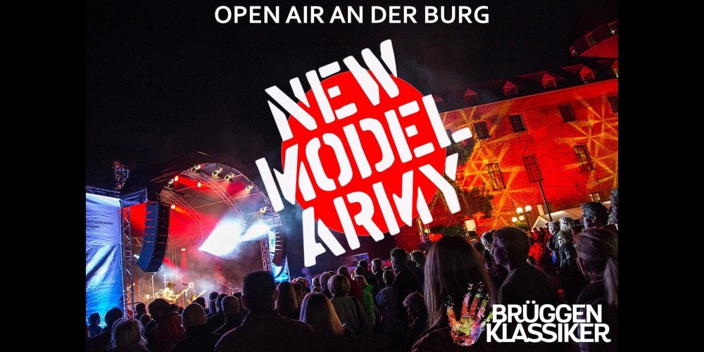 Tickets New Model Army, „Unbroken“ im Schatten der Burg in Brüggen