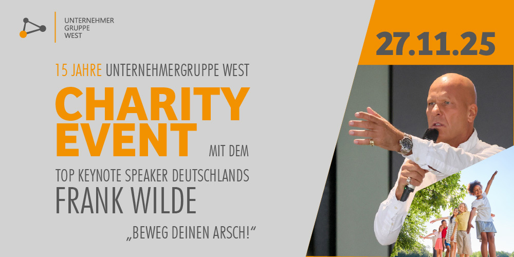 Tickets Charitiy Event zum 15-jährigen Bestehen, Speaker: Frank Wilde – "BEWEG DEINEN ARSCH!" in Wassenberg